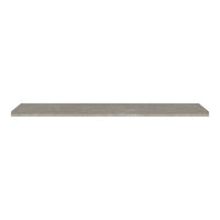Gray textured shelving board with a smooth finish, perfect for modern decor and versatile display options.