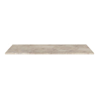 Light gray rectangular tabletop with subtle veining, featuring a smooth, matte surface ideal for modern decor.