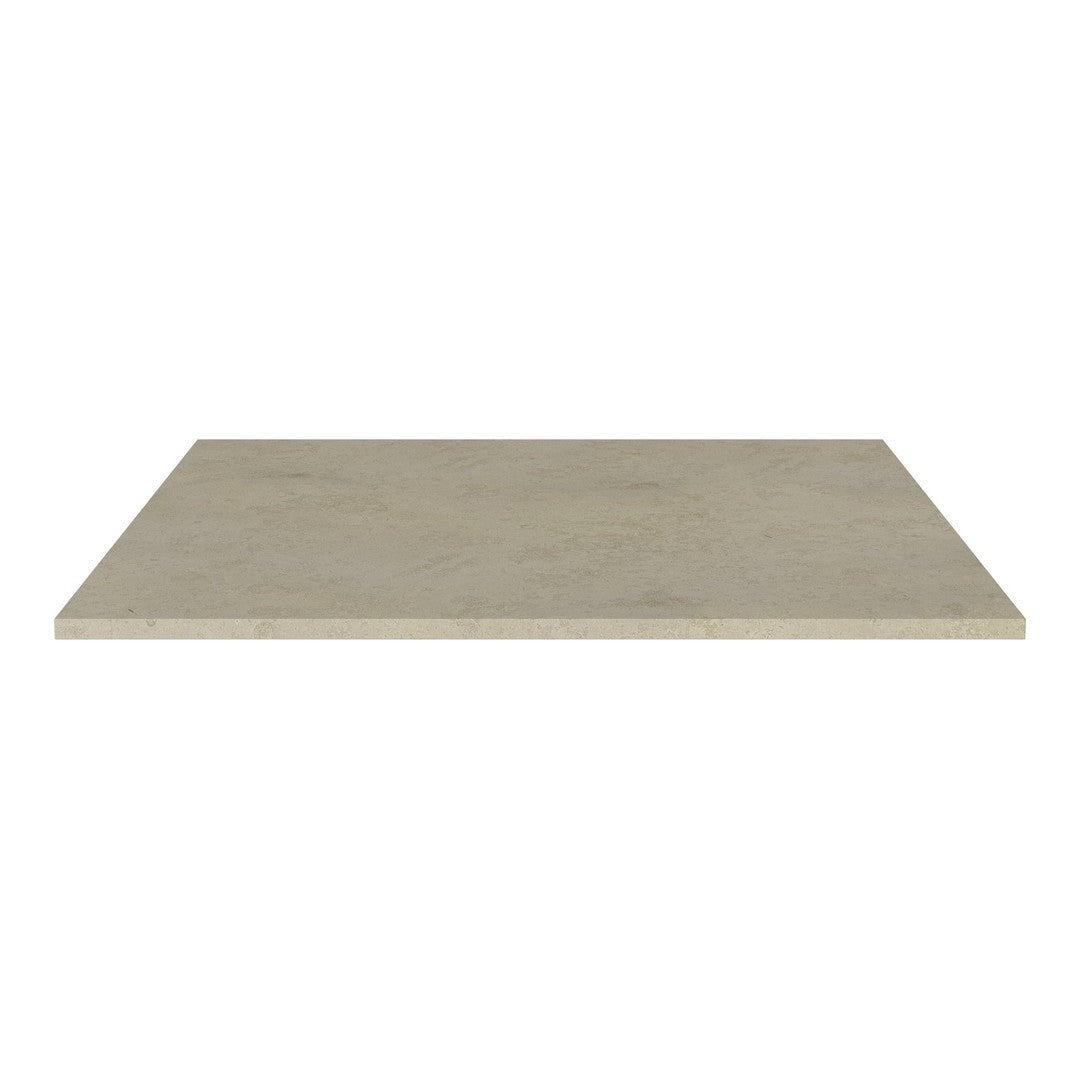 Light gray rectangular tabletop with subtle marbling pattern, ideal for modern decor.