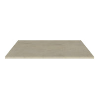 Light gray rectangular tabletop with subtle marbling pattern, ideal for modern decor.