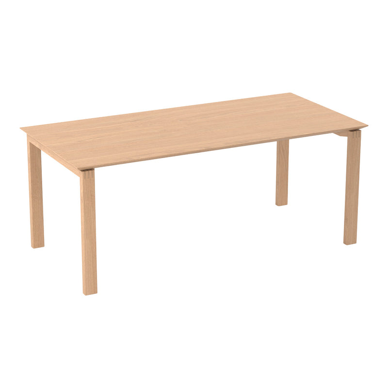 Light natural wood table with a smooth grain finish and minimalist design. Perfect for modern interiors.