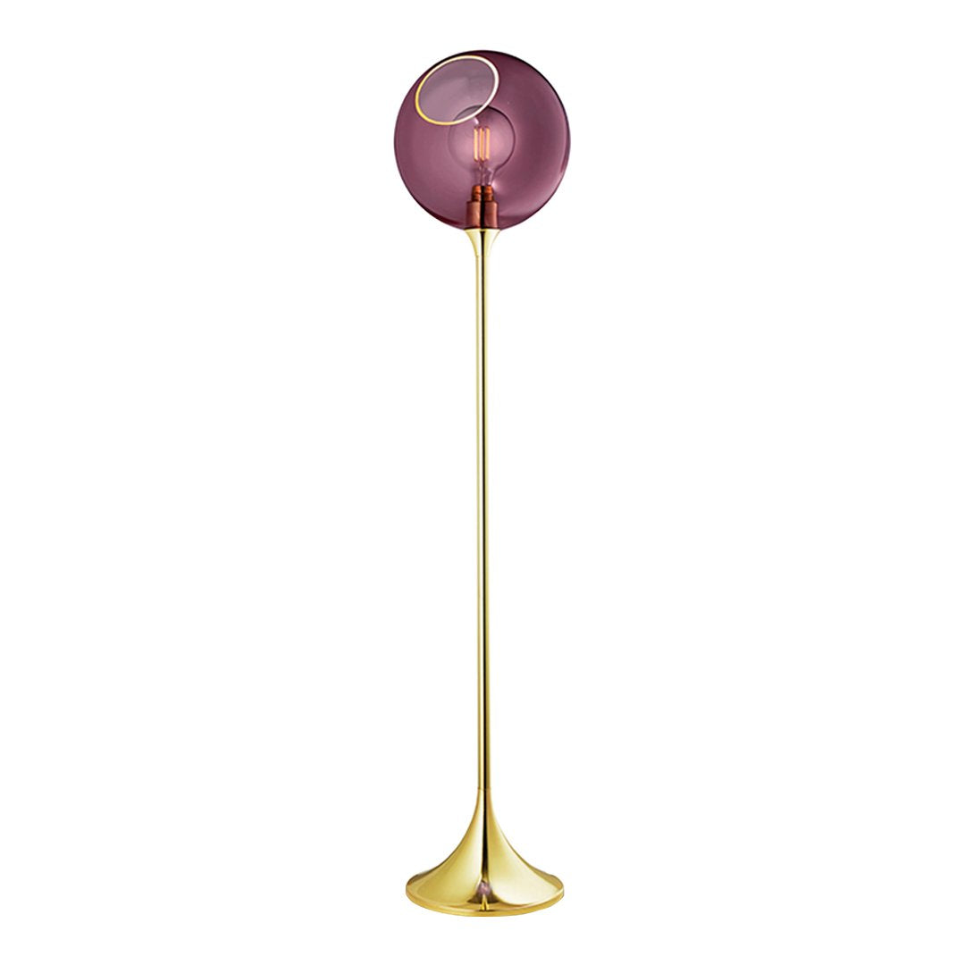 Purple floor lamp deals
