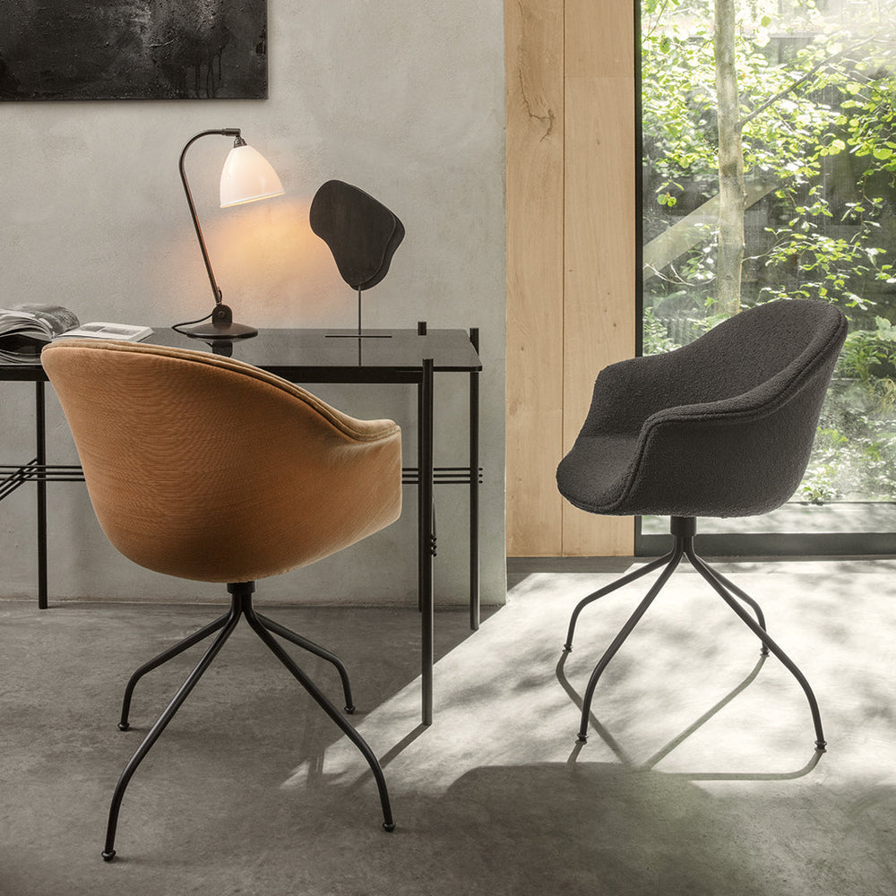 Bat Meeting Chair - Swivel Base - Fully Upholstered – Danish Design Store