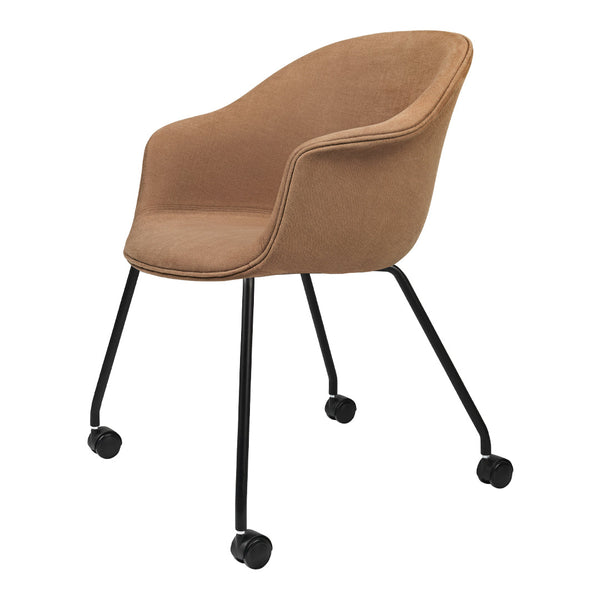 Bat Meeting Chair - 4-Legs w/ Castors - Fully Upholstered