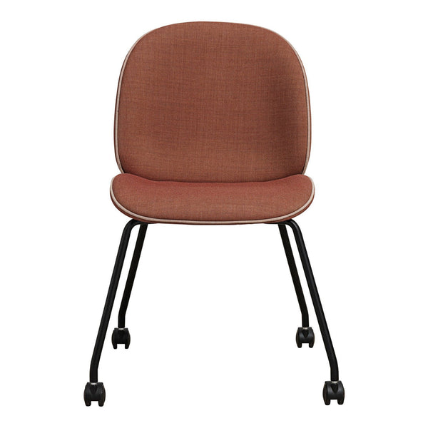 Beetle Meeting Chair - 4 Legs w/ Castors - Fully Upholstered