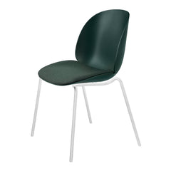Beetle Dining Chair, Stackable - Seat Upholstered - Chrome Base