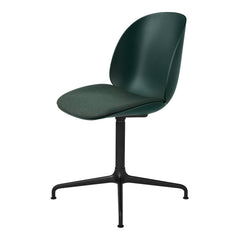 Beetle Meeting Chair - Black 4-Star Swivel Base - Seat Upholstered