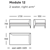 Blade Modular Sofa (Modules 9-16)