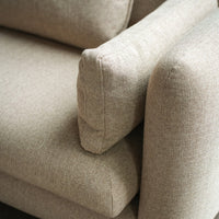 Bloom 3-Seater Sofa w/ Chaise Lounge - Wooden Legs