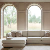 Bloom 3-Seater Sofa w/ Chaise Lounge - Plinth Base