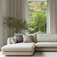 Bloom 2-Seater Sofa w/ Chaise Lounge - Plinth Base