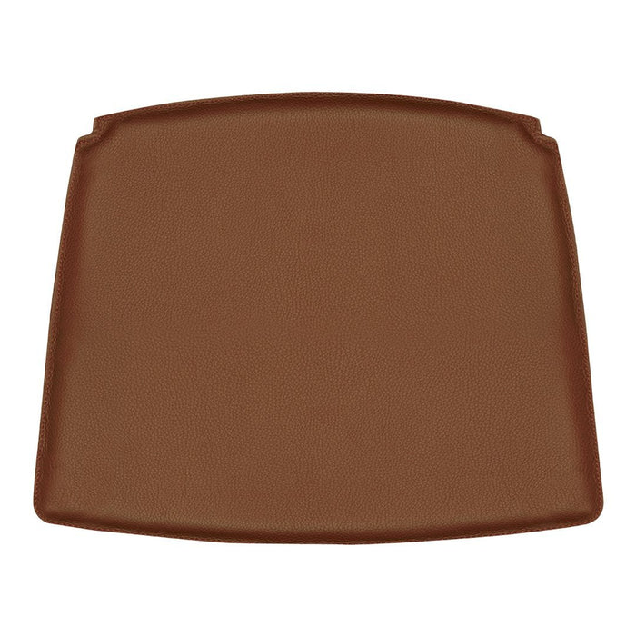Brown square serving platter with a smooth, matte finish, perfect for serving appetizers or desserts.