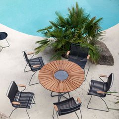 Click Outdoor Dining Chair w/ Armrests