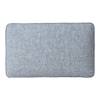 Textured blue rectangle with a soft, woven pattern for a cozy and modern look.