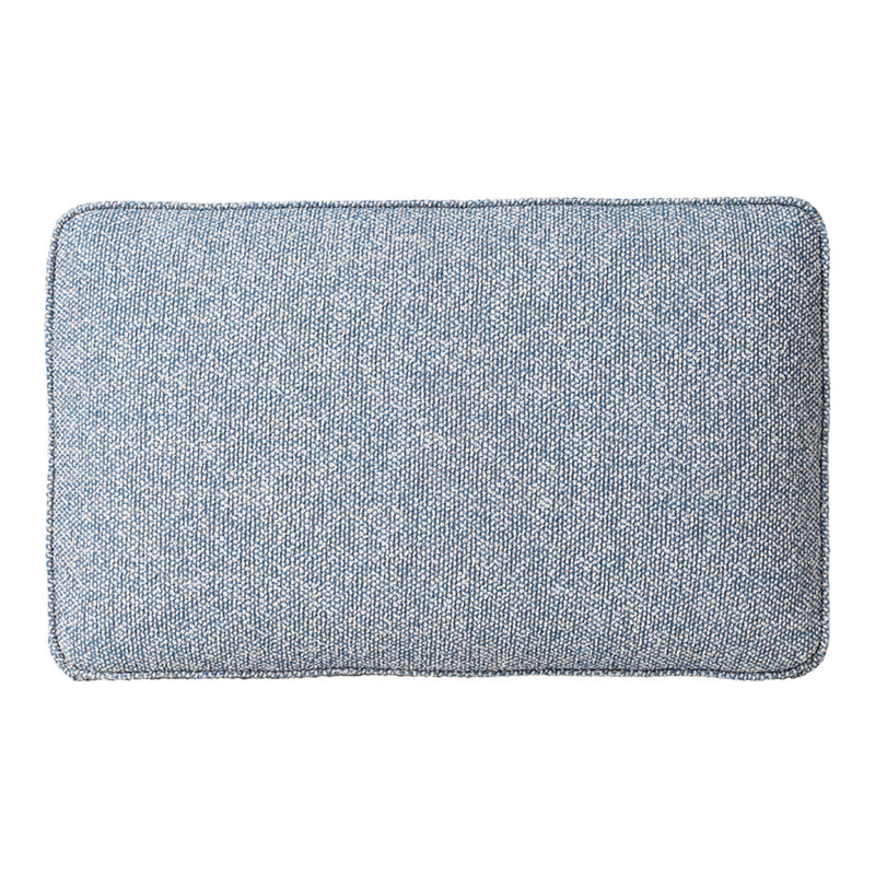 Textured blue rectangle with a soft, woven pattern for a cozy and modern look.