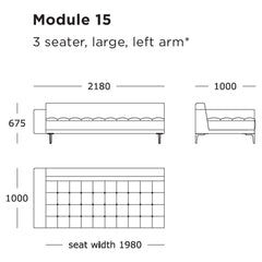 Campo Modular Sofa (Modules 9-16)