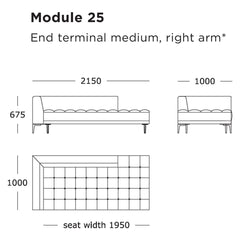 Campo Modular Sofa (Modules 25-32)