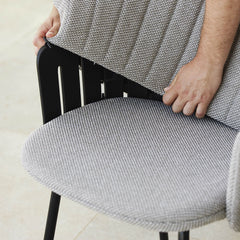 Choice Bar Chair - Sled Base - w/ Back and Seat Cushion