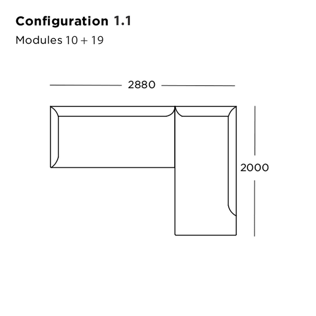 Blade Pre-configured Sofa - Setup 1