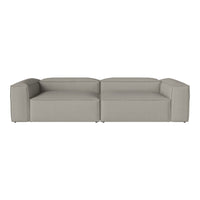 Light gray modular sofa with a smooth, minimalist design and no visible patterns. Perfect for modern interiors.