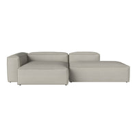 Neutral gray modular sofa with a smooth, minimalist design and no visible patterns. Perfect for modern interiors.