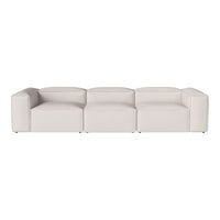 Cream-colored modular sofa with a smooth, minimalist design and subtle texture. Perfect for modern living spaces.