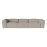 Beige modular sofa with a modern, solid color design and clean lines, perfect for contemporary living spaces.