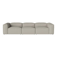 Modern beige sectional sofa with sleek, minimalist design and clean lines, perfect for contemporary interiors.