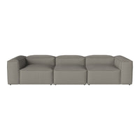 Modern gray sectional sofa with a sleek, minimalist design and clean lines. Perfect for contemporary interiors.