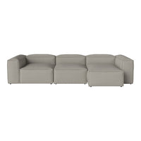 Stylish gray modular sofa with clean lines and a modern, minimalist design. Ideal for contemporary living spaces.