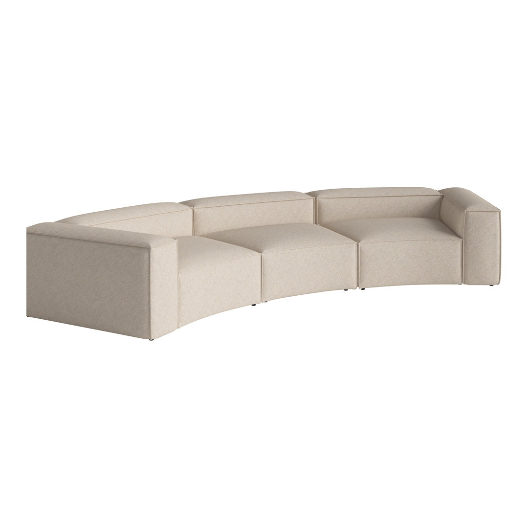 Cosima Curved 3-Seater Sofa