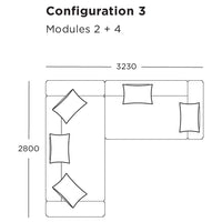 Define Modular Sofa (Modules 1-6)