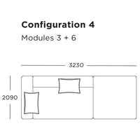 Define Modular Sofa (Modules 1-6)