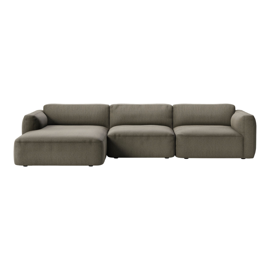 Develius Mellow Models E & F - 3-Seater Sofa w/ Chaise