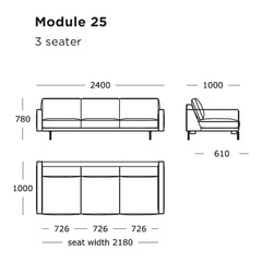 Edge V1 Modular Sofa (Modules 25-32)