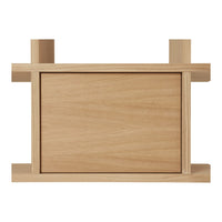Light oak wood drawer with a smooth, natural finish and minimalist design. Clean lines and soft tones enhance any decor.
