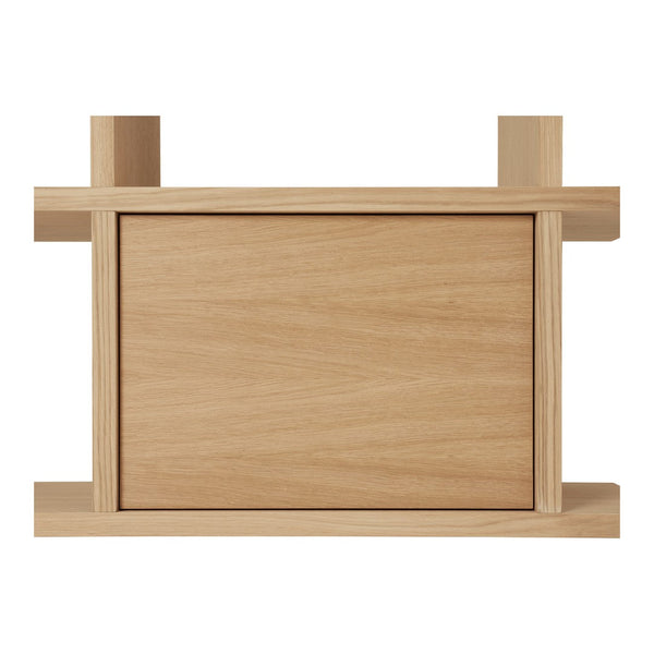 Light oak wood drawer with a smooth, natural finish and minimalist design. Clean lines and soft tones enhance any decor.