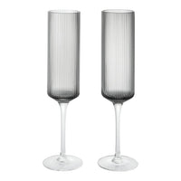 Ripple Champagne Flutes - Set of 2