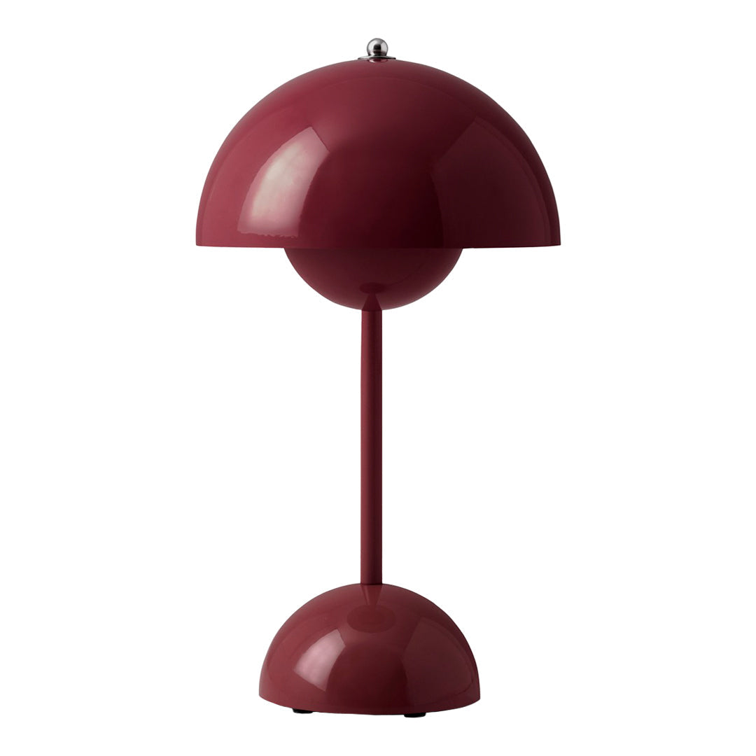 plant pot lamp VP9 Flowerpot Portable Lamp, Dark Plum at Design Within Reach