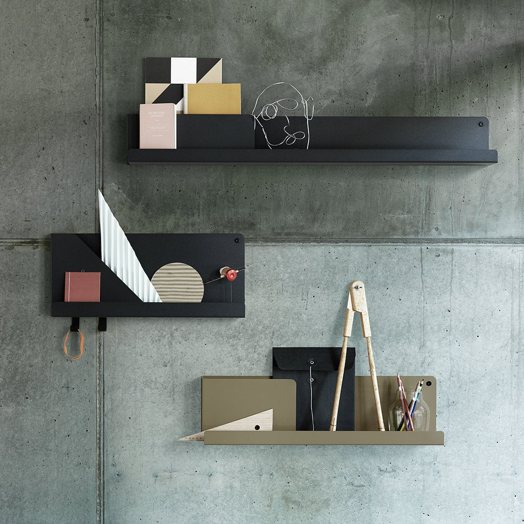 MUUTO FOLDED SHELVES SMALL グレー Folded Shelves – Danish Design Store