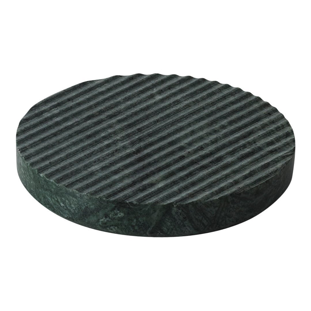 Green Melange Marble Organic Shaped Trivet (Each One Will Vary) main image 1