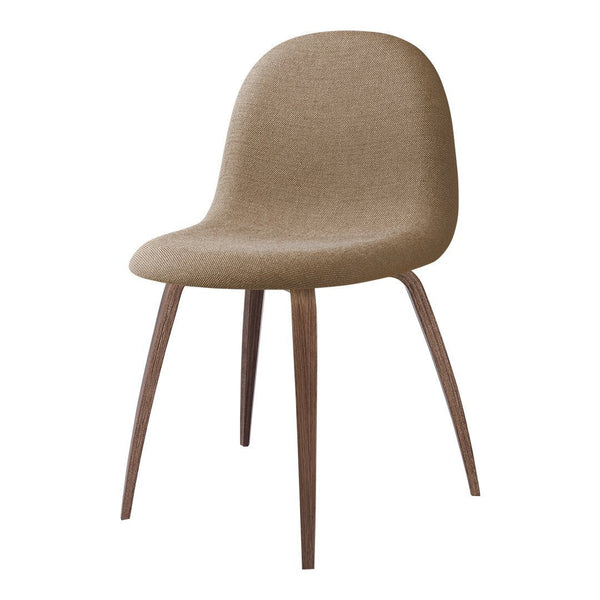 Gubi 3D Dining Chair - Wood Base - Fully Upholstered