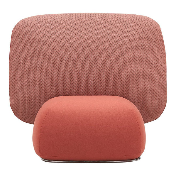 Stylish coral seating set with textured patterns for a modern aesthetic. Perfect for contemporary decor.