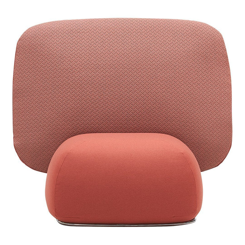 Stylish coral seating set with textured patterns for a modern aesthetic. Perfect for contemporary decor.