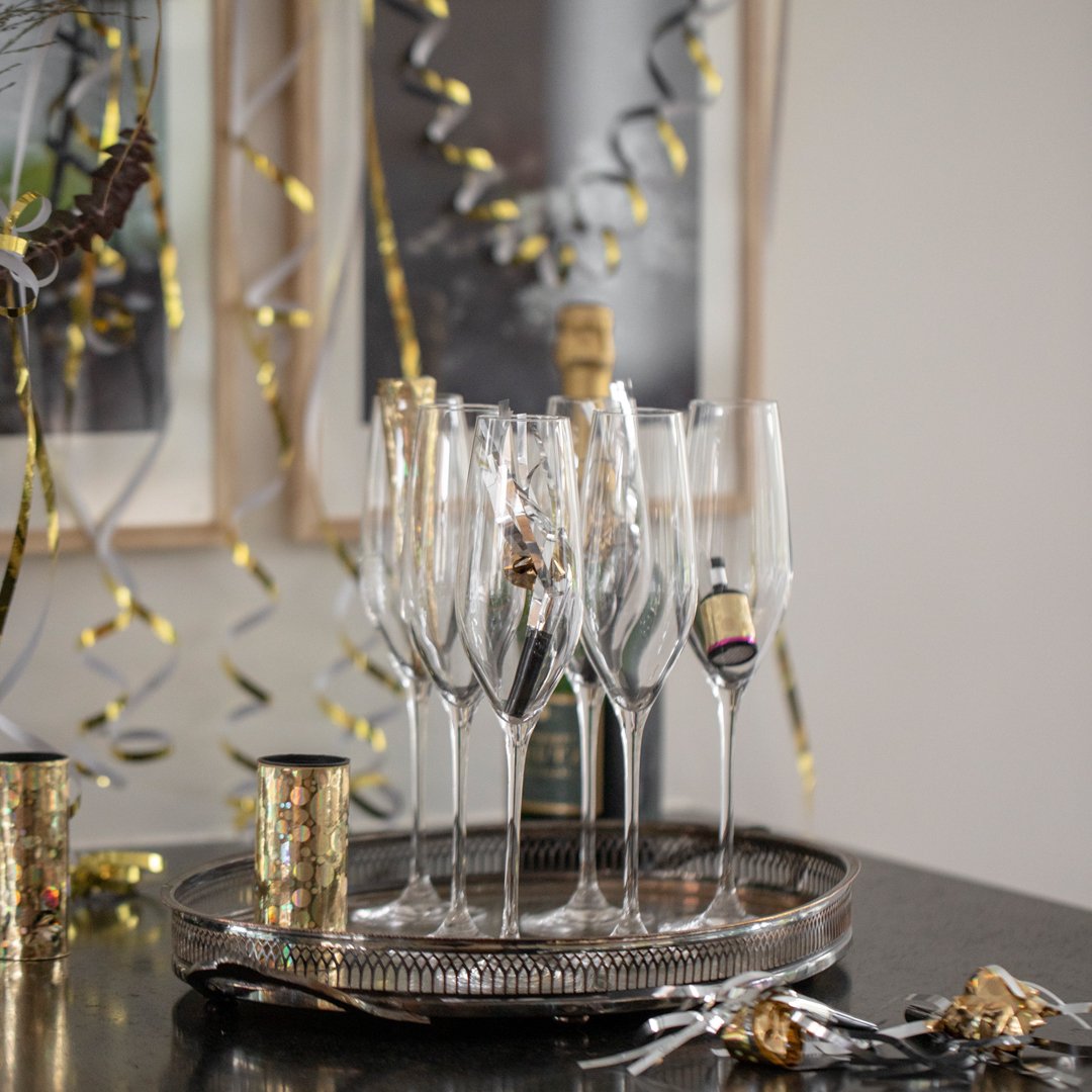Holmegaard Cabernet Champagneglas 29 Cl 6-Pack Peter Svarrer