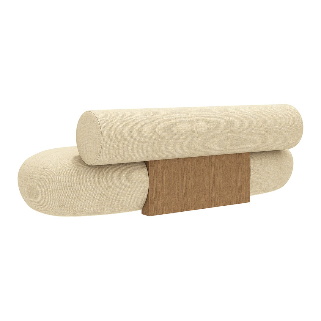 Hippo Sofa w/ Wood Back