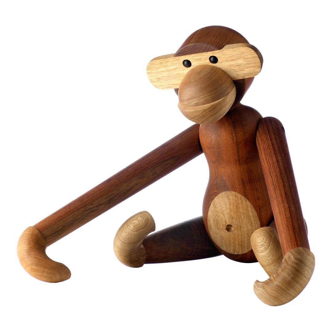 Kay Bojesen Monkey, Teak/Limba Large