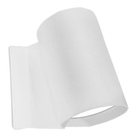 White curved product with a smooth finish, designed for a minimalist aesthetic. Ideal for any modern decor.