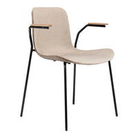 Langue Armchair - Steel - Upholstered