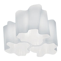 White wavy-patterned ceiling light fixture with a soft, modern design. Elegant and minimalistic for versatile decor styles.